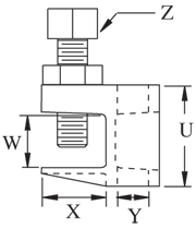 PFL037 thru PFL050T - Flange Clamp | Unistrut Hawaii | Honolulu, Hawaii