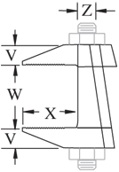 Plf3037 Thru Plf3075 - Flange Clamp 