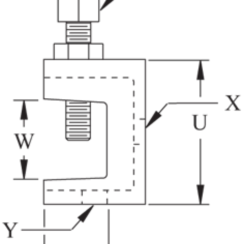 PLLC025 - Flange Clamp | Unistrut Hawaii | Honolulu, Hawaii